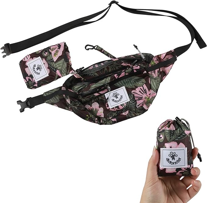 4Monster Portable Water Resistant Hiking Waist Fanny Pack Bag