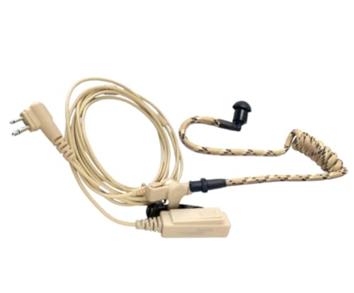 ON SET HEADSETS - Tan FilmPro Headset + Desert Storm Tubeez Threaded Acoustic Coil Combo