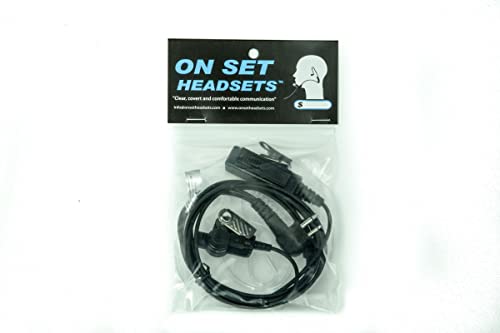 On Set Headsets - FilmPro Black Walkie Surveillance Headset