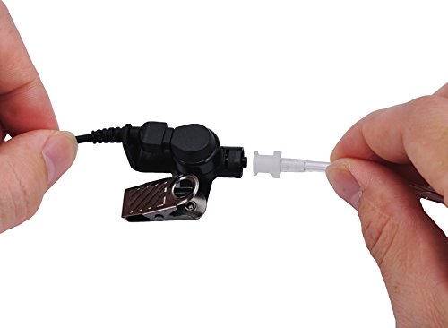 KEYBLU 2 - Wire Acoustic Tube Headset with PTT and Mic Surveillance Kit