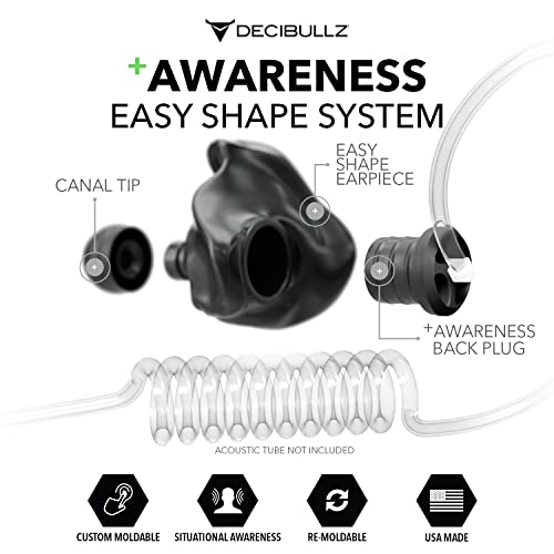 Decibullz - Custom Molded Thermo-Fit Earpieces (Awareness)