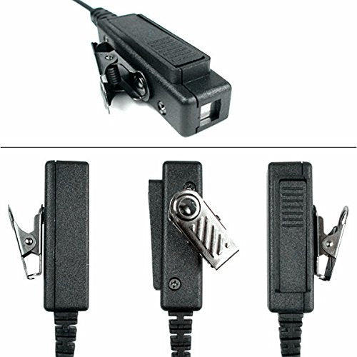 KEYBLU 2 - Wire Acoustic Tube Headset with PTT and Mic Surveillance Kit