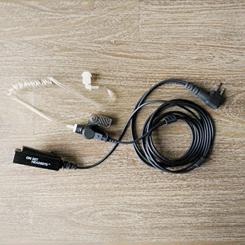 On Set Headsets - FilmPro Black Walkie Surveillance Headset