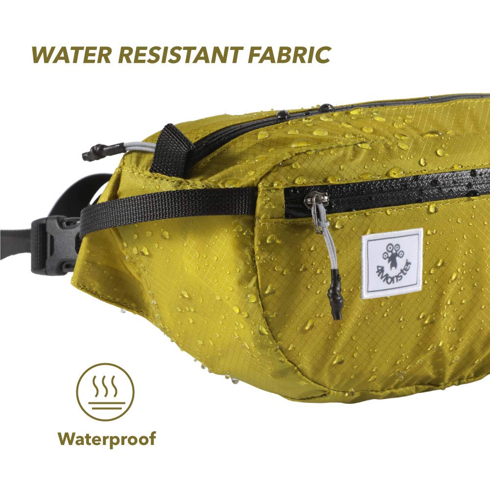 4Monster Portable Water Resistant Hiking Waist Fanny Pack Bag